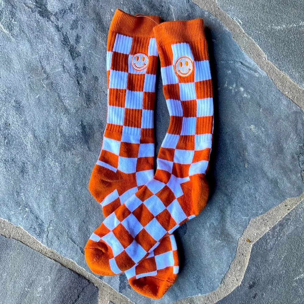 New🌟Happy Face Crew Sock